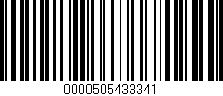 Código de barras (EAN, GTIN, SKU, ISBN): '0000505433341'