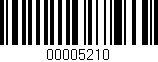 Código de barras (EAN, GTIN, SKU, ISBN): '00005210'