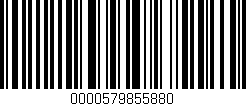 Código de barras (EAN, GTIN, SKU, ISBN): '0000579855880'
