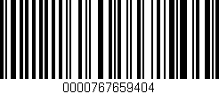 Código de barras (EAN, GTIN, SKU, ISBN): '0000767659404'