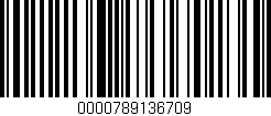 Código de barras (EAN, GTIN, SKU, ISBN): '0000789136709'