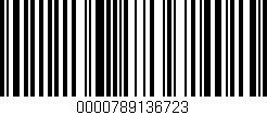 Código de barras (EAN, GTIN, SKU, ISBN): '0000789136723'