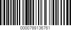 Código de barras (EAN, GTIN, SKU, ISBN): '0000789136761'
