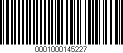 Código de barras (EAN, GTIN, SKU, ISBN): '0001000145227'