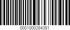 Código de barras (EAN, GTIN, SKU, ISBN): '0001000284391'