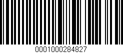 Código de barras (EAN, GTIN, SKU, ISBN): '0001000284827'