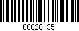 Código de barras (EAN, GTIN, SKU, ISBN): '00028135'