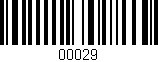 Código de barras (EAN, GTIN, SKU, ISBN): '00029'