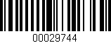 Código de barras (EAN, GTIN, SKU, ISBN): '00029744'