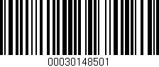 Código de barras (EAN, GTIN, SKU, ISBN): '00030148501'