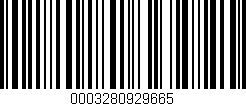 Código de barras (EAN, GTIN, SKU, ISBN): '0003280929665'