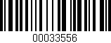 Código de barras (EAN, GTIN, SKU, ISBN): '00033556'