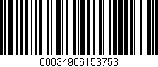 Código de barras (EAN, GTIN, SKU, ISBN): '00034966153753'
