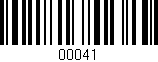 Código de barras (EAN, GTIN, SKU, ISBN): '00041'
