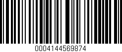 Código de barras (EAN, GTIN, SKU, ISBN): '0004144569874'