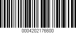 Código de barras (EAN, GTIN, SKU, ISBN): '0004202176600'