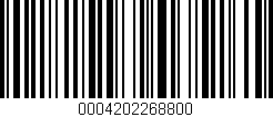 Código de barras (EAN, GTIN, SKU, ISBN): '0004202268800'