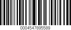 Código de barras (EAN, GTIN, SKU, ISBN): '0004547895589'