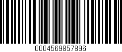 Código de barras (EAN, GTIN, SKU, ISBN): '0004569857896'