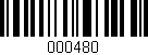 Código de barras (EAN, GTIN, SKU, ISBN): '000480'
