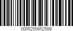 Código de barras (EAN, GTIN, SKU, ISBN): '0005255852589'