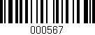 Código de barras (EAN, GTIN, SKU, ISBN): '000567'