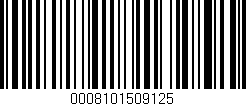 Código de barras (EAN, GTIN, SKU, ISBN): '0008101509125'