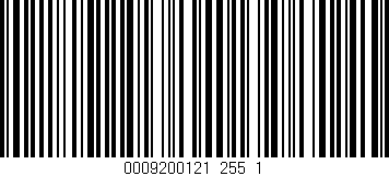Código de barras (EAN, GTIN, SKU, ISBN): '0009200121_255_1'