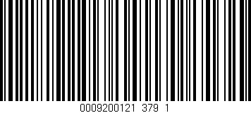 Código de barras (EAN, GTIN, SKU, ISBN): '0009200121_379_1'