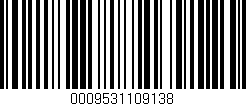 Código de barras (EAN, GTIN, SKU, ISBN): '0009531109138'