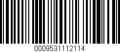Código de barras (EAN, GTIN, SKU, ISBN): '0009531112114'