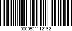 Código de barras (EAN, GTIN, SKU, ISBN): '0009531112152'