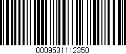 Código de barras (EAN, GTIN, SKU, ISBN): '0009531112350'