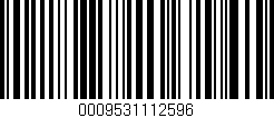 Código de barras (EAN, GTIN, SKU, ISBN): '0009531112596'