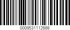 Código de barras (EAN, GTIN, SKU, ISBN): '0009531112688'