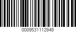 Código de barras (EAN, GTIN, SKU, ISBN): '0009531112848'