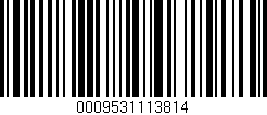 Código de barras (EAN, GTIN, SKU, ISBN): '0009531113814'