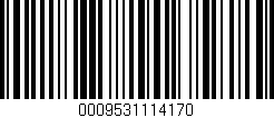 Código de barras (EAN, GTIN, SKU, ISBN): '0009531114170'