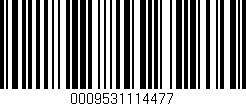 Código de barras (EAN, GTIN, SKU, ISBN): '0009531114477'