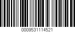 Código de barras (EAN, GTIN, SKU, ISBN): '0009531114521'