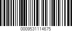 Código de barras (EAN, GTIN, SKU, ISBN): '0009531114675'