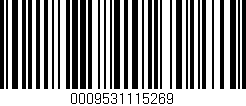 Código de barras (EAN, GTIN, SKU, ISBN): '0009531115269'