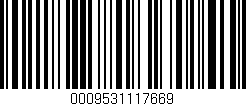 Código de barras (EAN, GTIN, SKU, ISBN): '0009531117669'