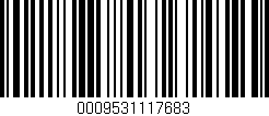 Código de barras (EAN, GTIN, SKU, ISBN): '0009531117683'