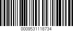 Código de barras (EAN, GTIN, SKU, ISBN): '0009531118734'