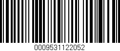 Código de barras (EAN, GTIN, SKU, ISBN): '0009531122052'