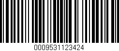 Código de barras (EAN, GTIN, SKU, ISBN): '0009531123424'