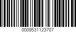 Código de barras (EAN, GTIN, SKU, ISBN): '0009531123707'