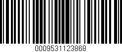 Código de barras (EAN, GTIN, SKU, ISBN): '0009531123868'