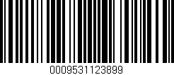 Código de barras (EAN, GTIN, SKU, ISBN): '0009531123899'